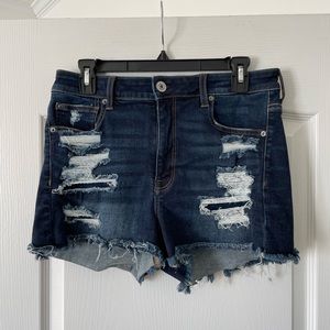 American Eagle Next Level Stretch Distressed Jean Shorts Size 12